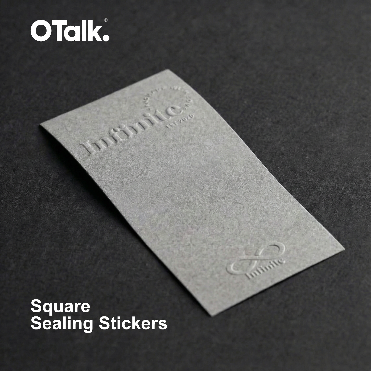 Square Sealing Sticker (Rectangle)