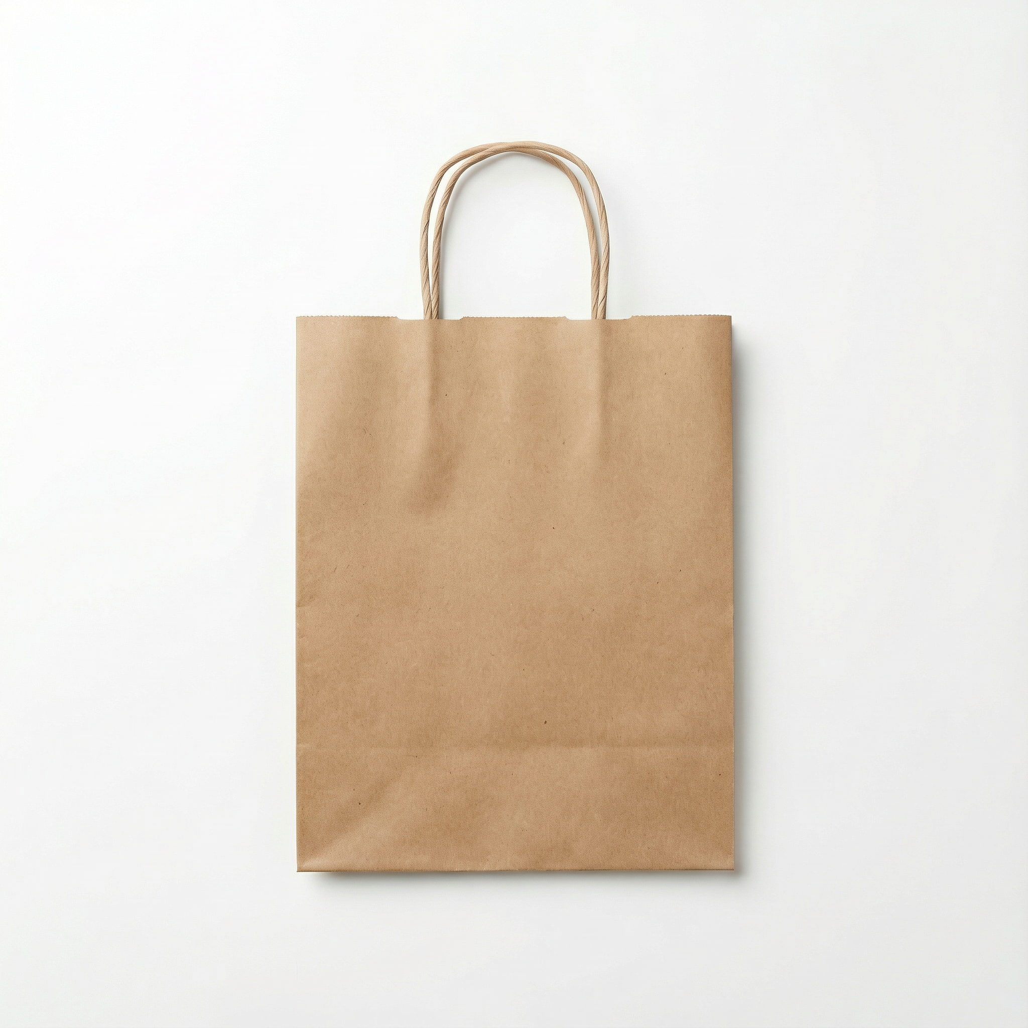 Serrated Top Twisted Handle Bag