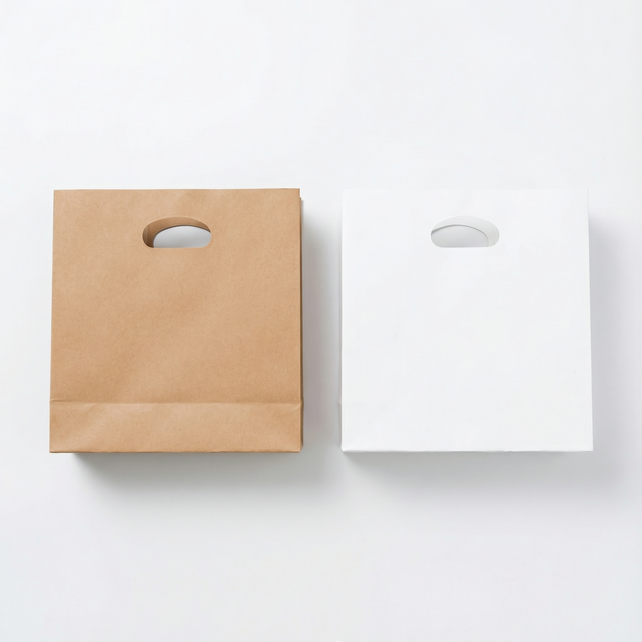 Serrated Top Die-cut Handle Bag